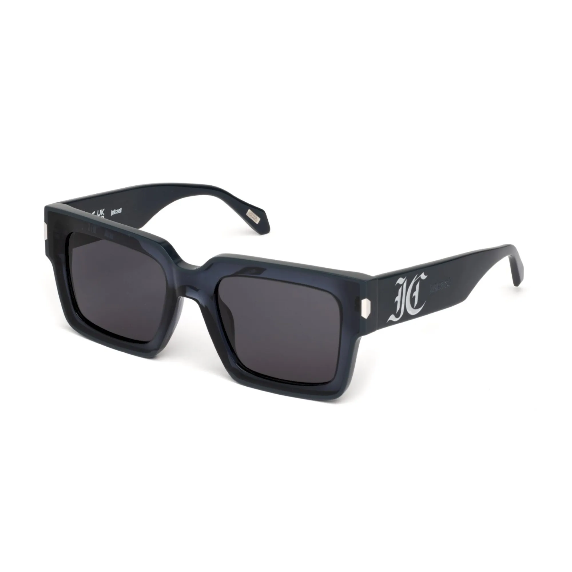   Just Cavalli SJC108V - 0W47 Blu Trasparente Lucido | Occhiale Da Sole Unisex 