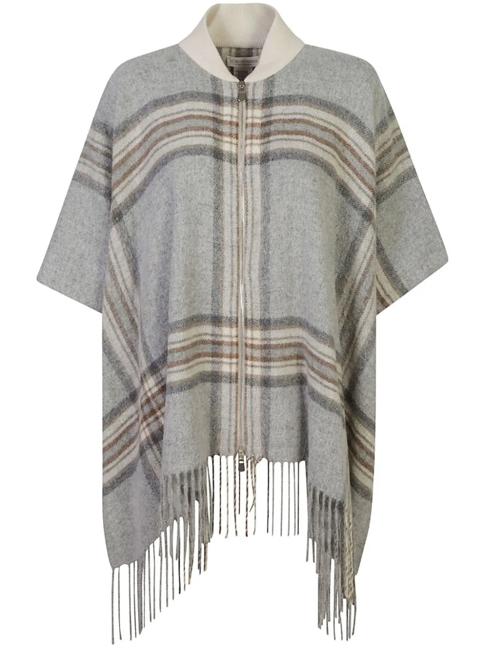 Le Tricot Perugia-Cardigan a quadri