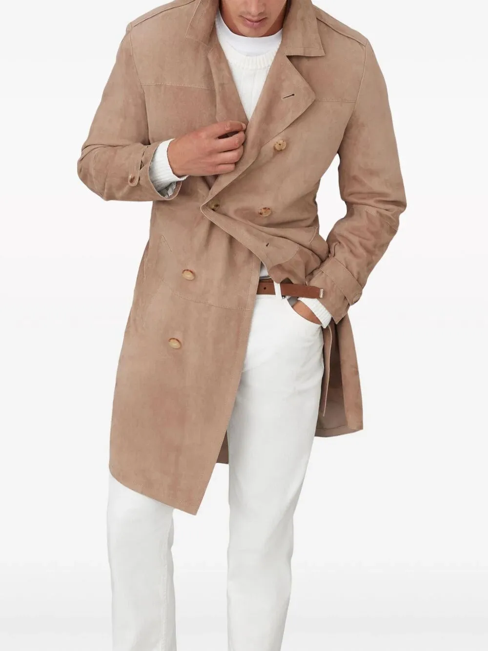 Leather Trench Coat