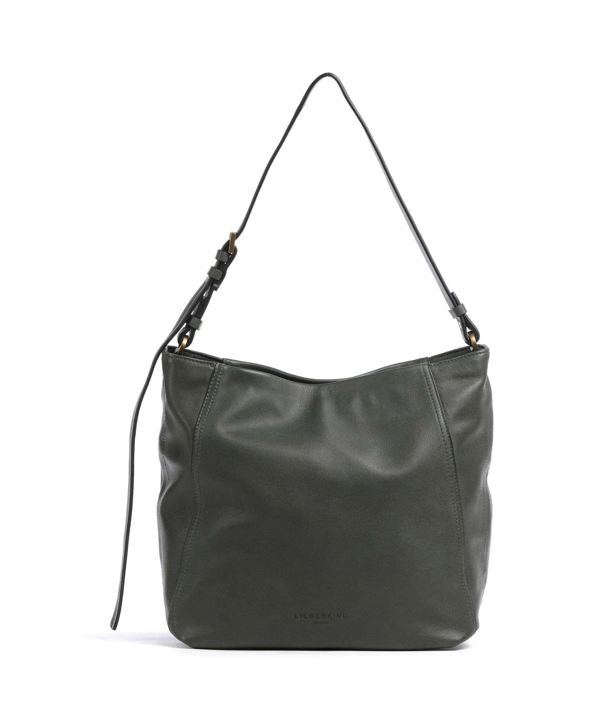  Liebeskind Chudy Sheep Natural M Borsa hobo pelle di pecora verde scuro  