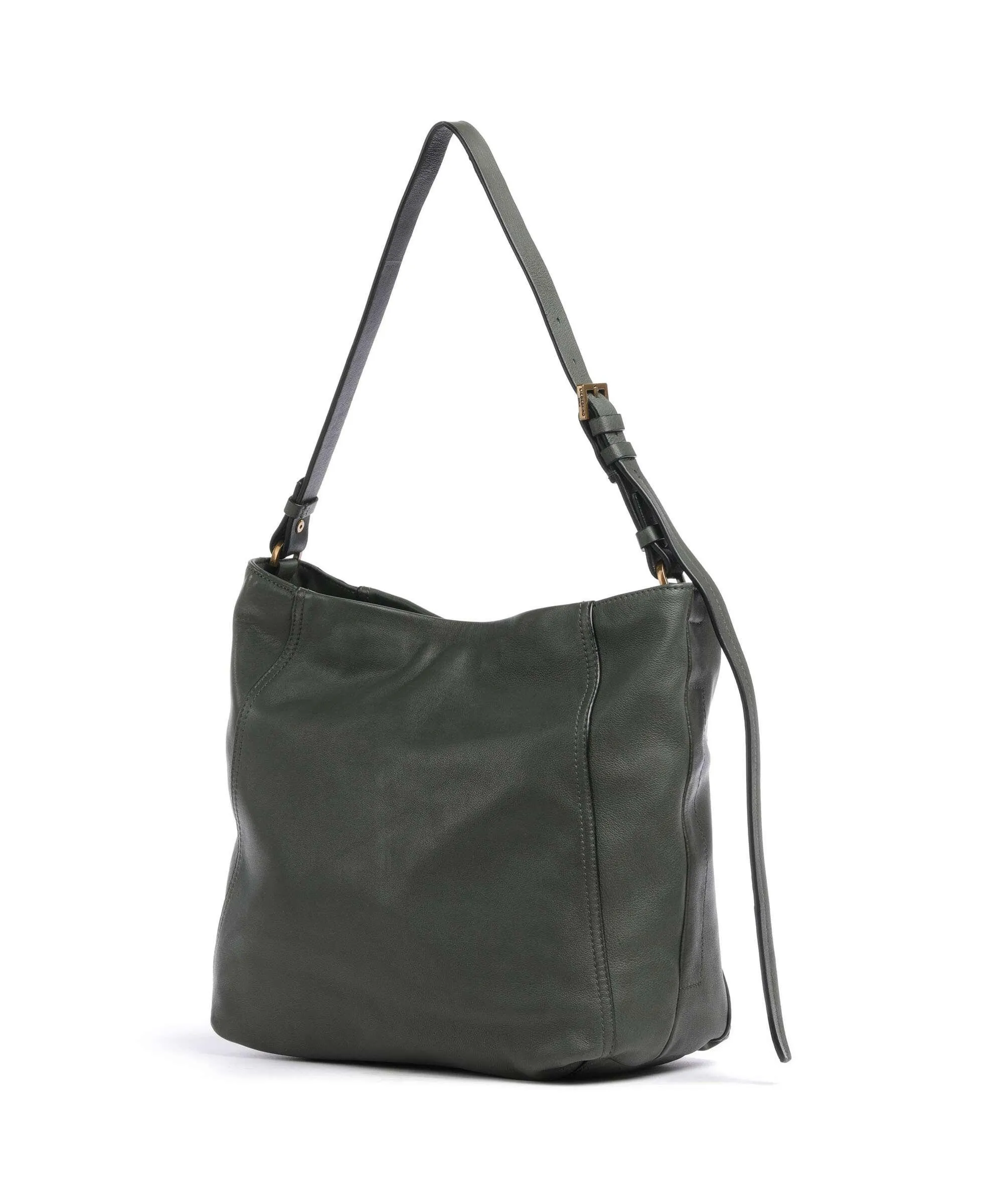  Liebeskind Chudy Sheep Natural M Borsa hobo pelle di pecora verde scuro  