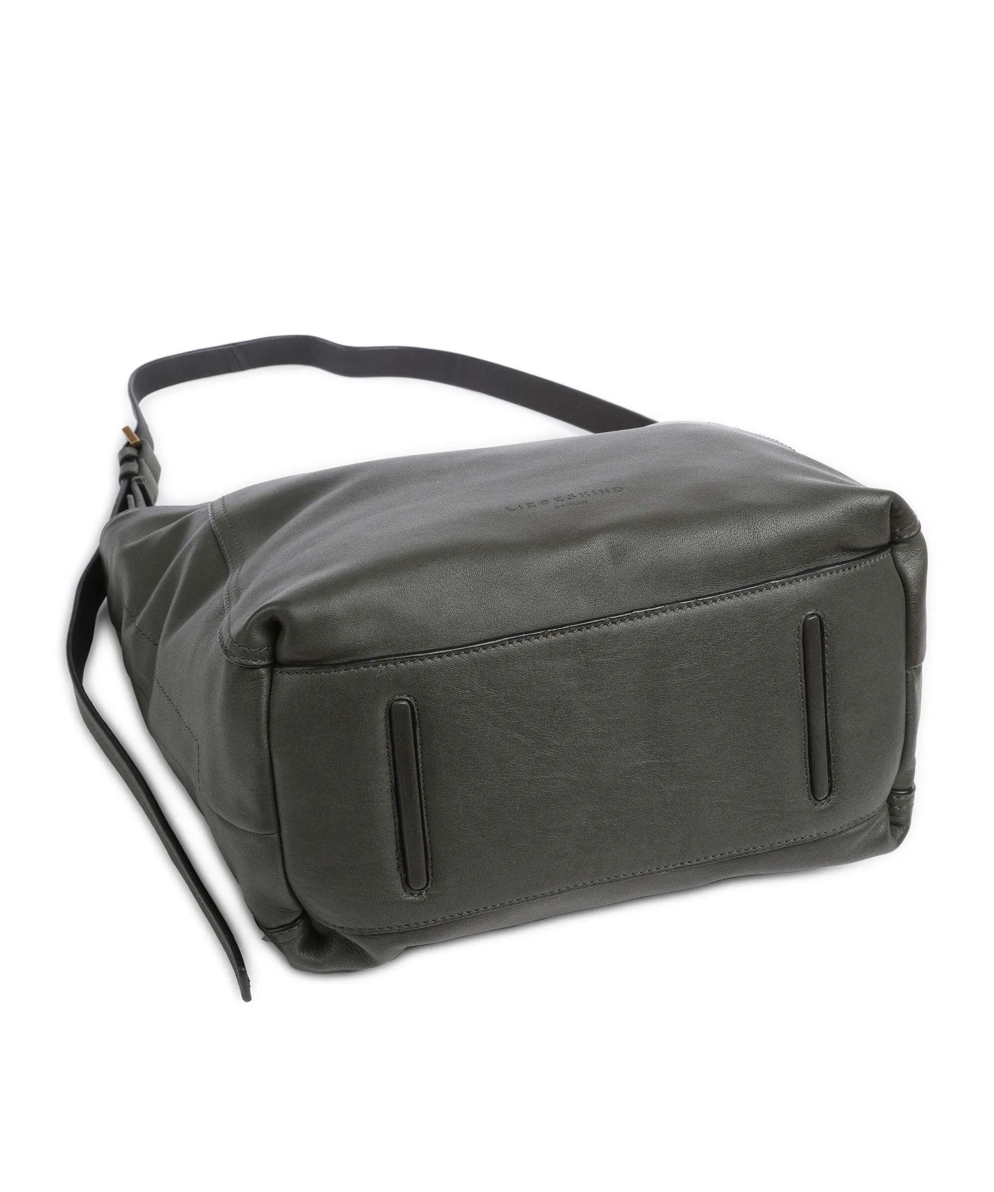  Liebeskind Chudy Sheep Natural M Borsa hobo pelle di pecora verde scuro  