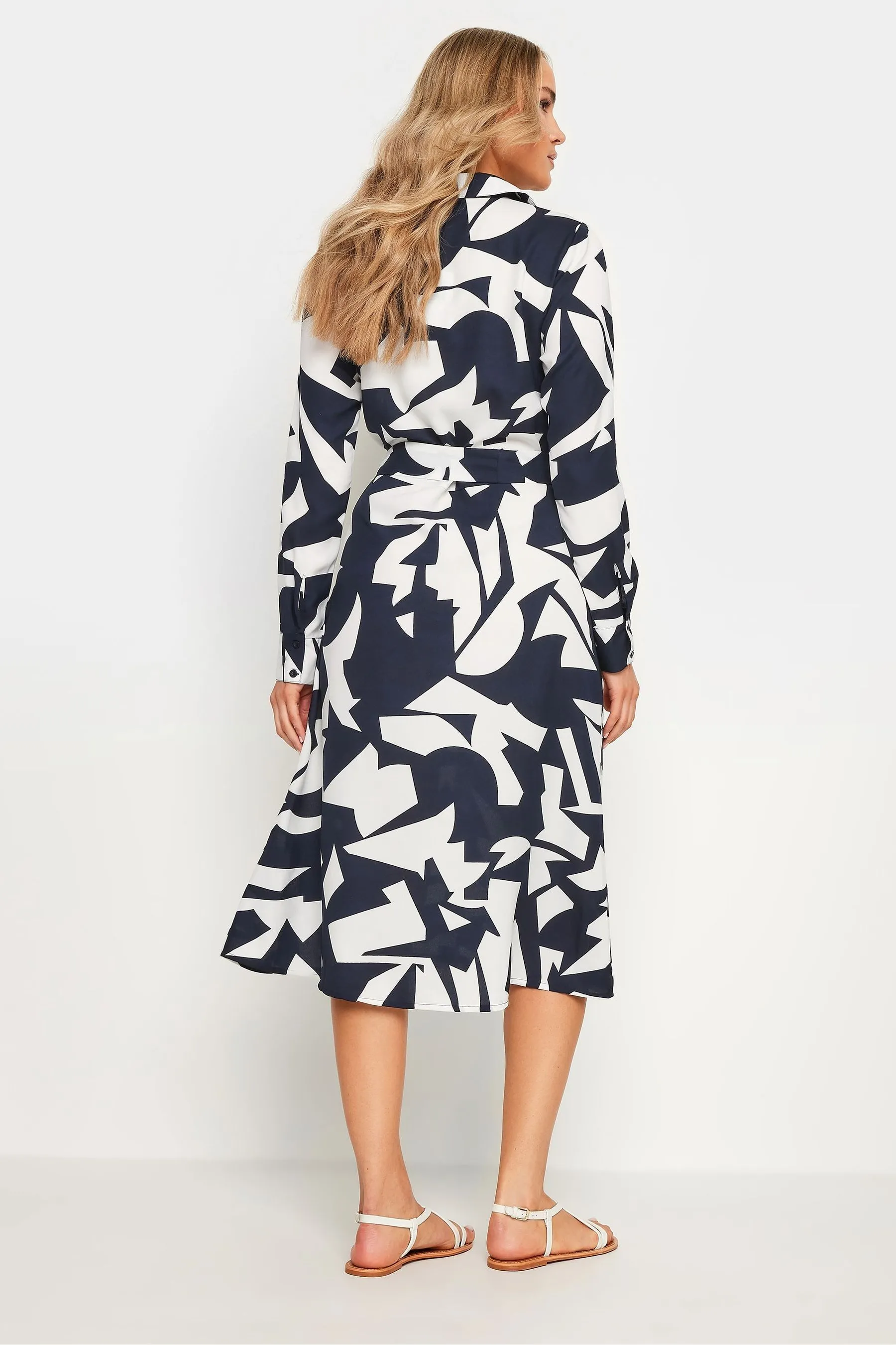Long Tall Sally - Abito chemisier midi Stampa astratto