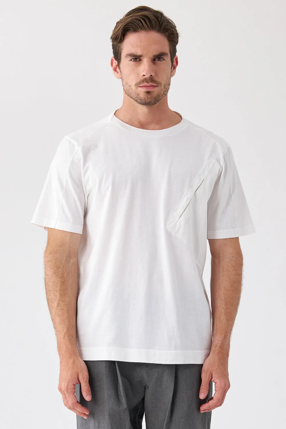 Loose Fit Cotton T-Shirt White