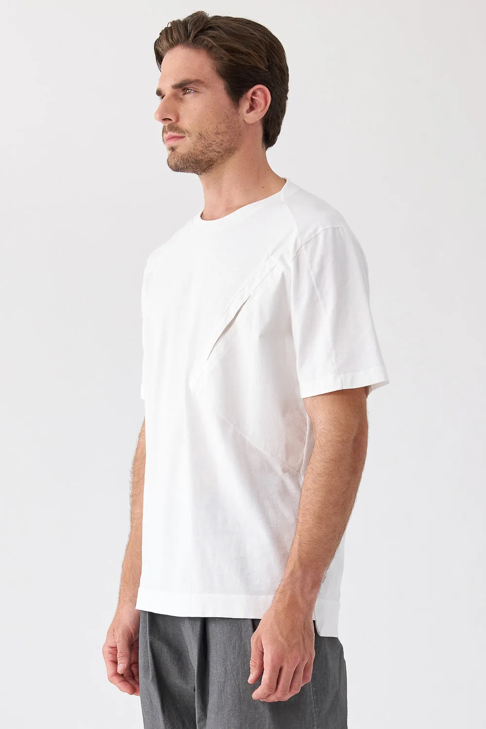 Loose Fit Cotton T-Shirt White