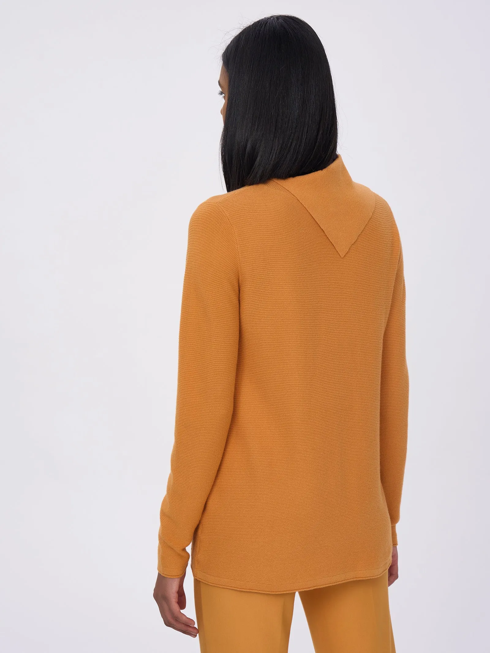 Maglia con collo roulè in filato Super Soft - Fern