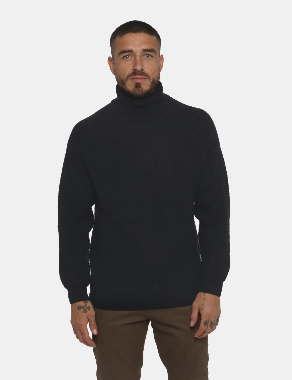 Maglione Goha dolcevita blu