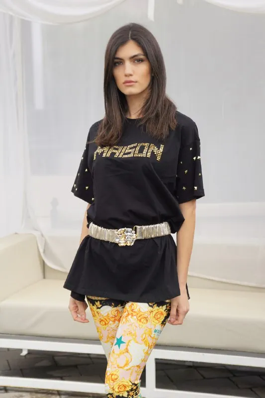 Maison t-shirt lunga