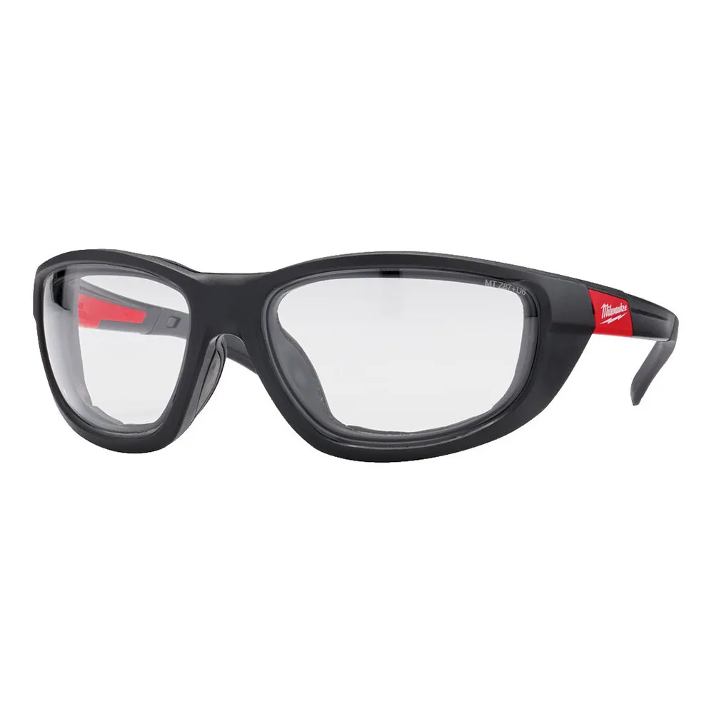 Milwaukee 4932471885 - Occhiali protettivi lente trasparente con inserto in schiuma