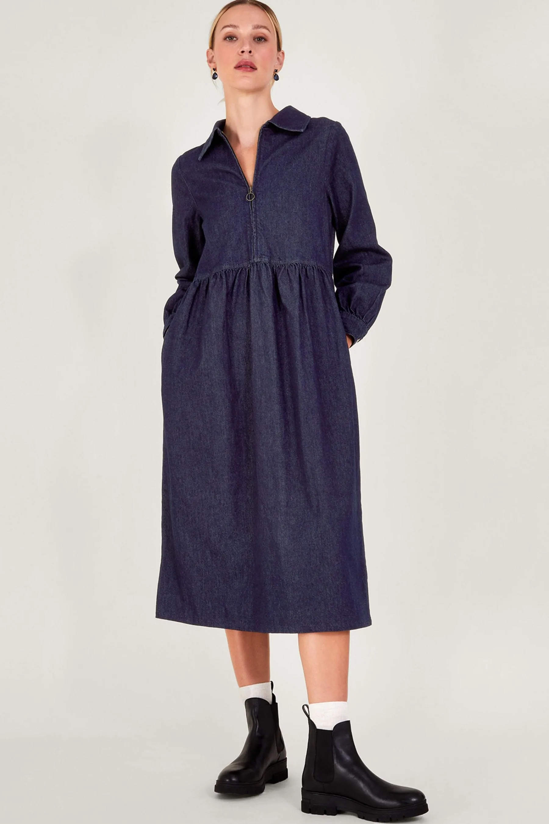 Monsoon - Alana - Abito midi con zip