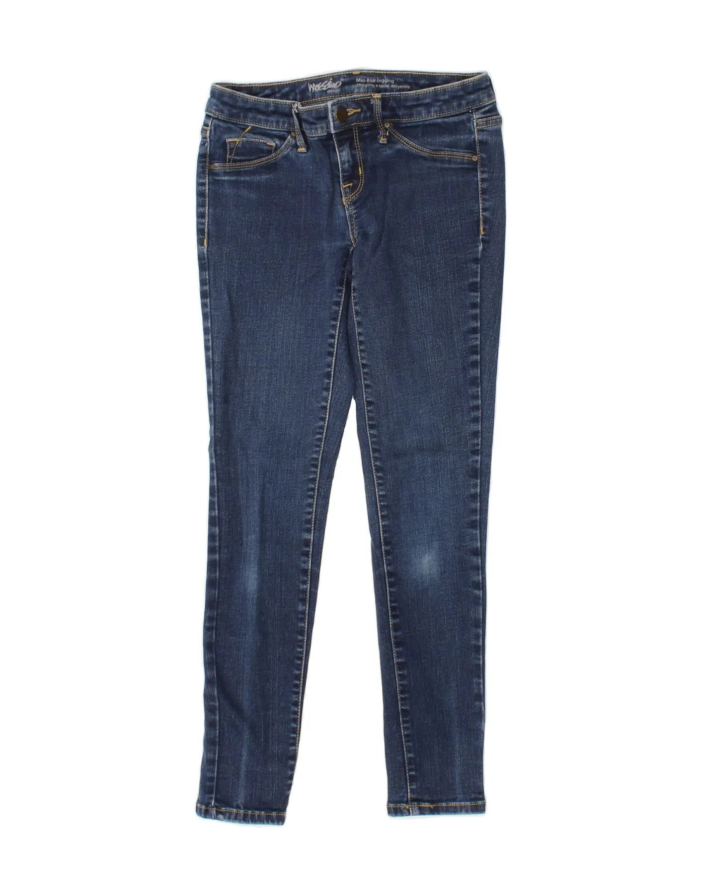 MOSSIMO Womens Mid Rise Jegging Jeans US 00 2XS W24 L27 Blue