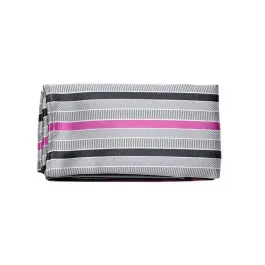 Motivo quadrato tascabile, rosa/grigio #PCHT38