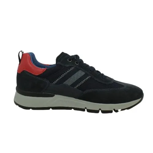NeroGiardini  Sneaker in camoscio blu 