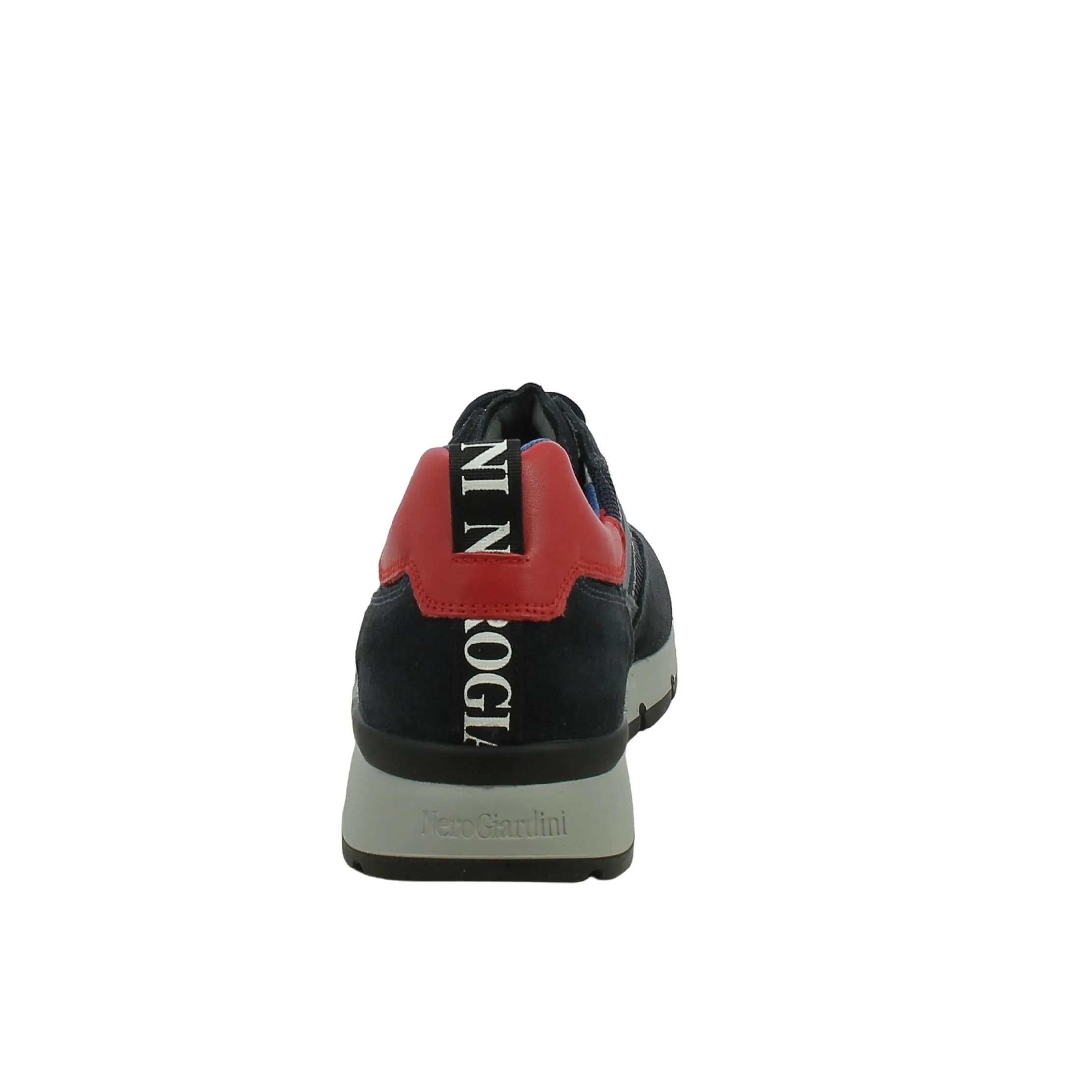 NeroGiardini  Sneaker in camoscio blu 