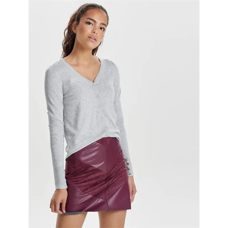 Only maglia cardigan donna collo a V