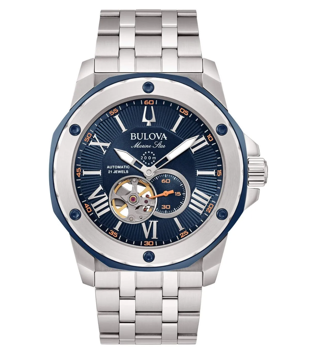 Orologio Bulova Marine Star Automatic 98A306 Blu