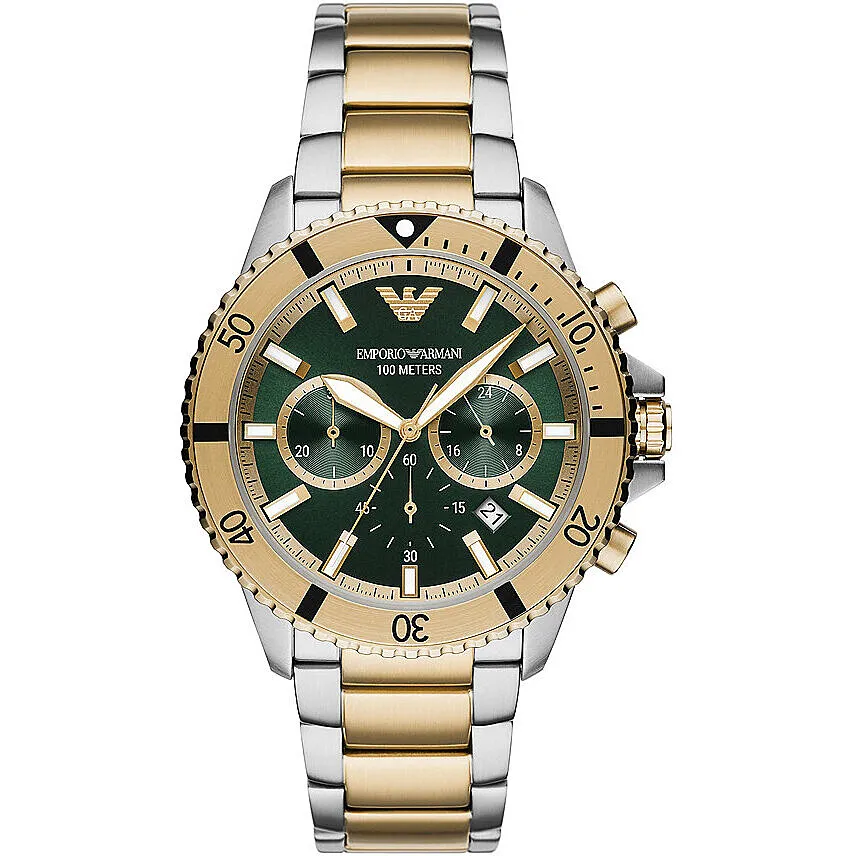 orologio cronografo uomo Emporio Armani World Explorer