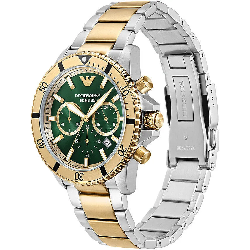 orologio cronografo uomo Emporio Armani World Explorer