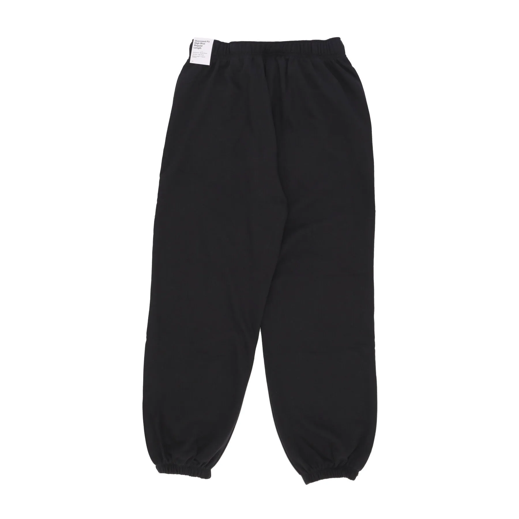 Pantalone Tuta Felpato Donna W Air Fleece Oversized Hr Jogger Black/white