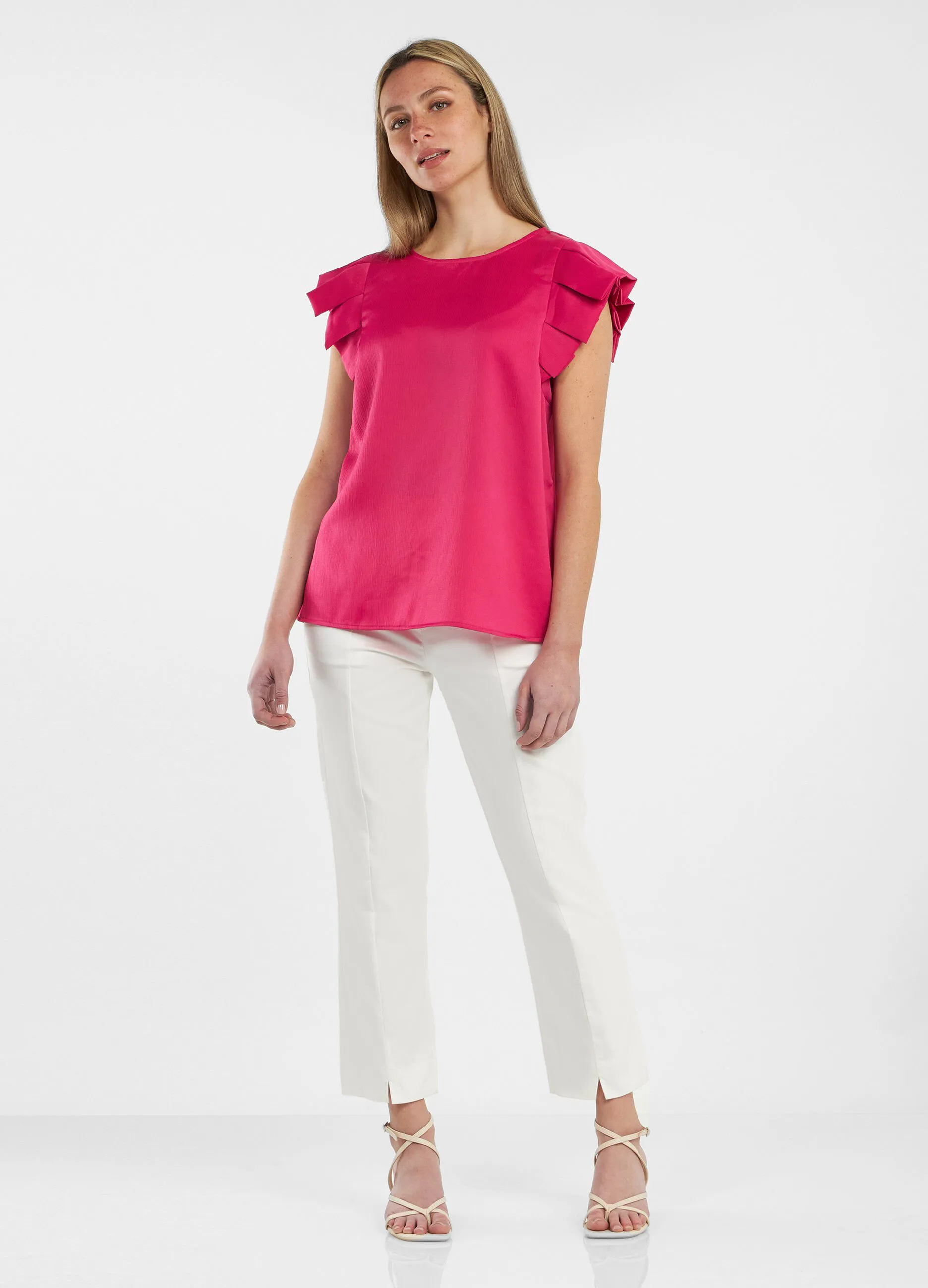 Pantaloni in cotone elasticizzato donna