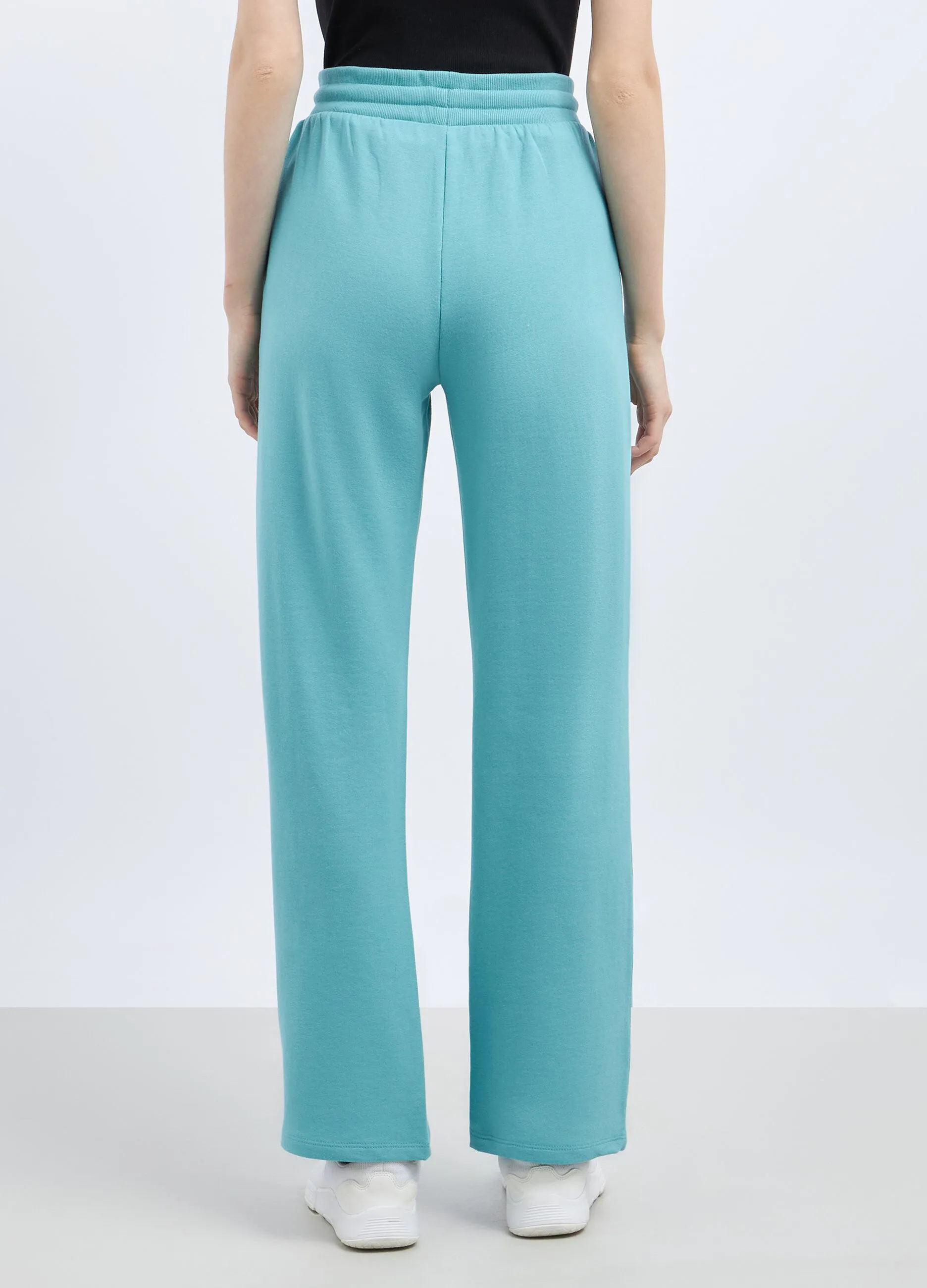 Pantaloni in misto cotone donna