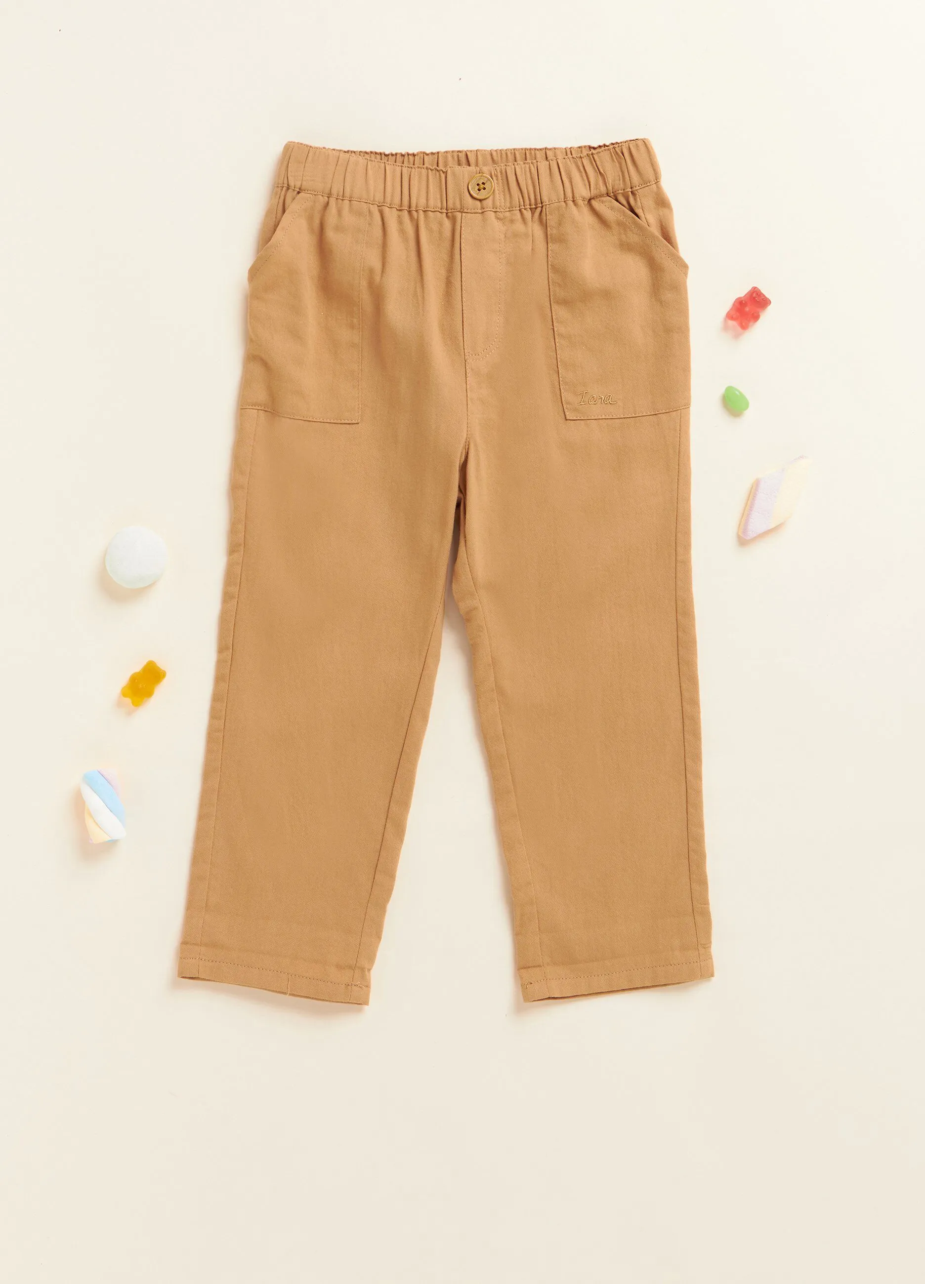 Pantaloni in twill di puro cotone IANA