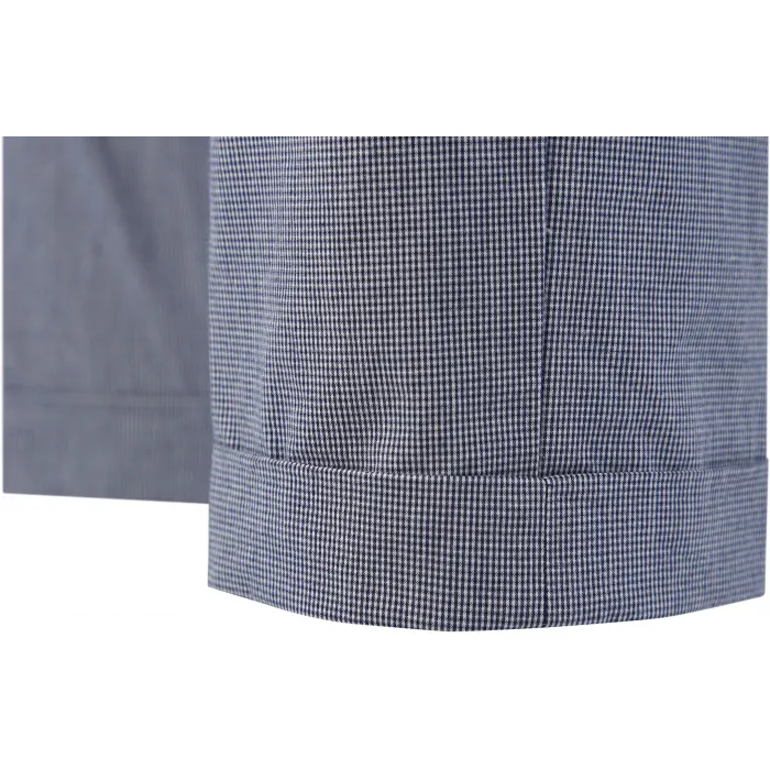 Pantaloni moda Henk ter Horst in cotone a quadri Blu scuro