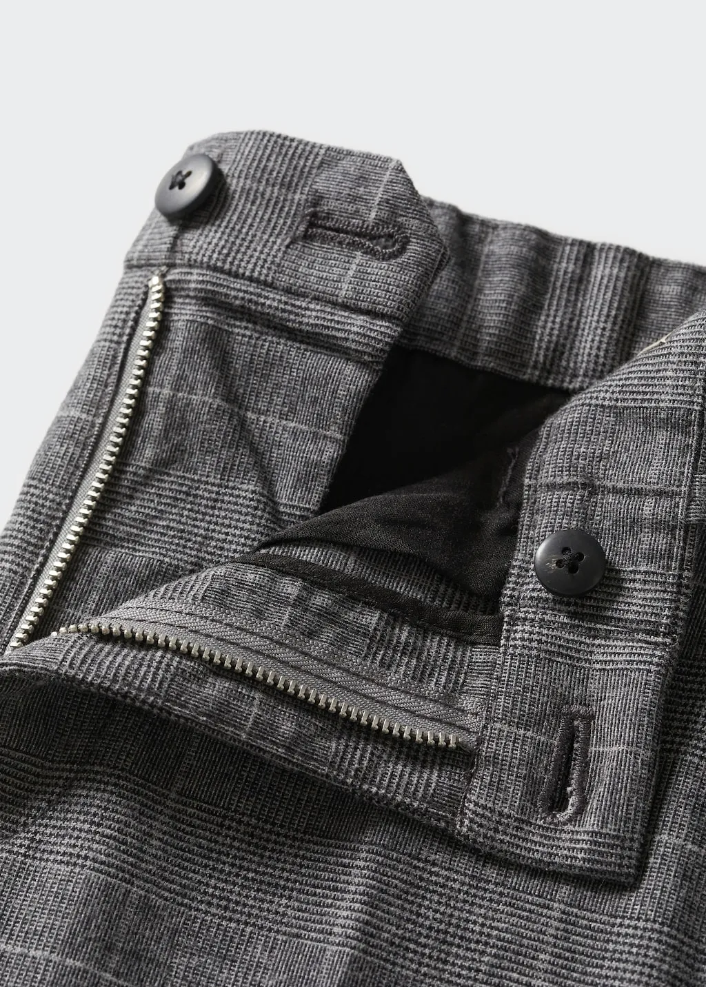 Pantaloni slim fit cotone quadri