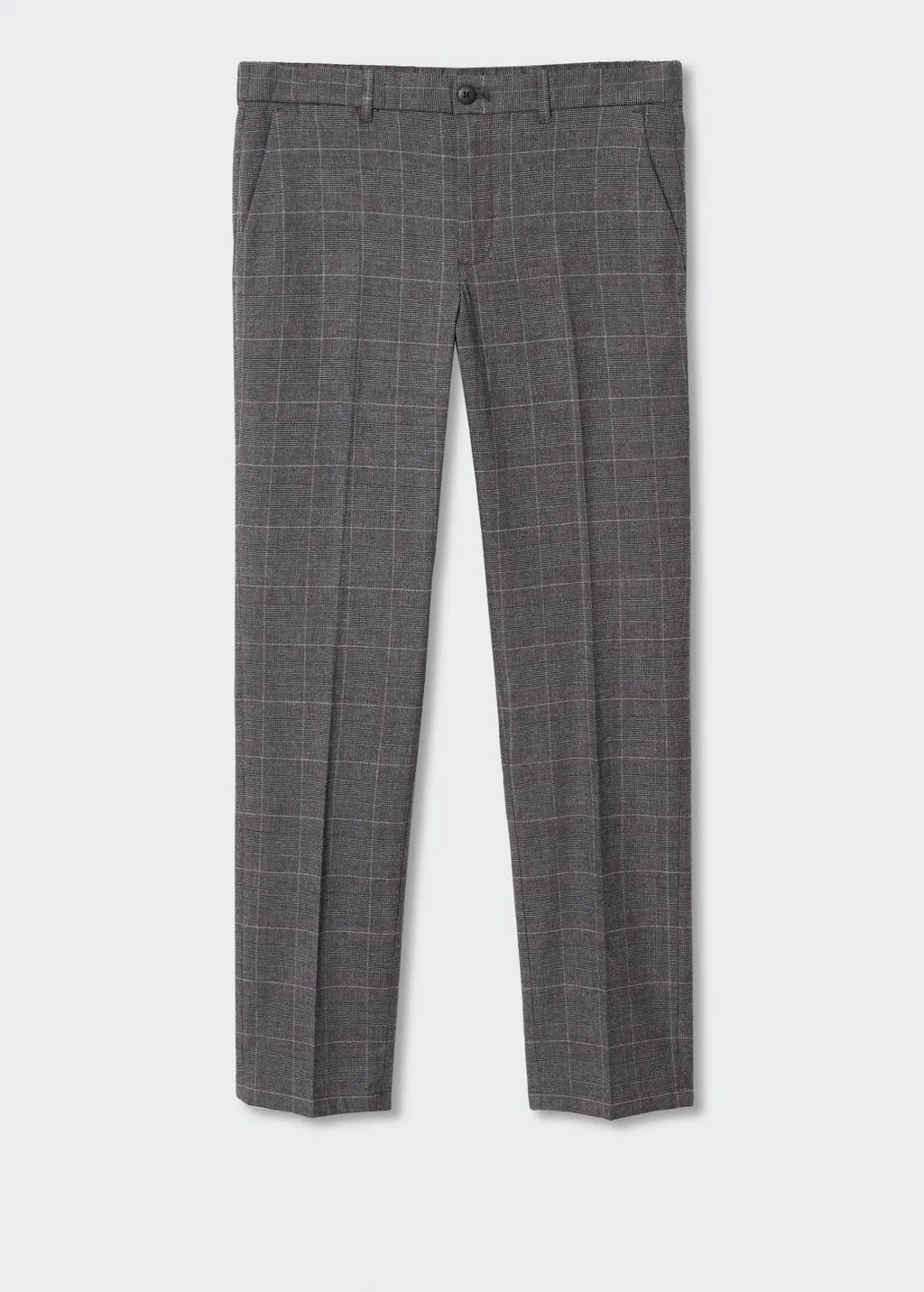 Pantaloni slim fit cotone quadri
