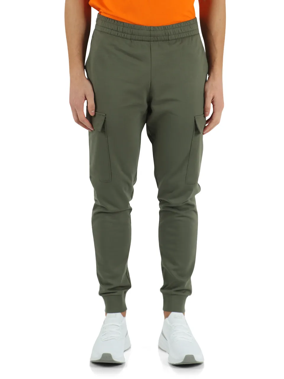 Pantaloni sportivi in cotone con tasche cargo