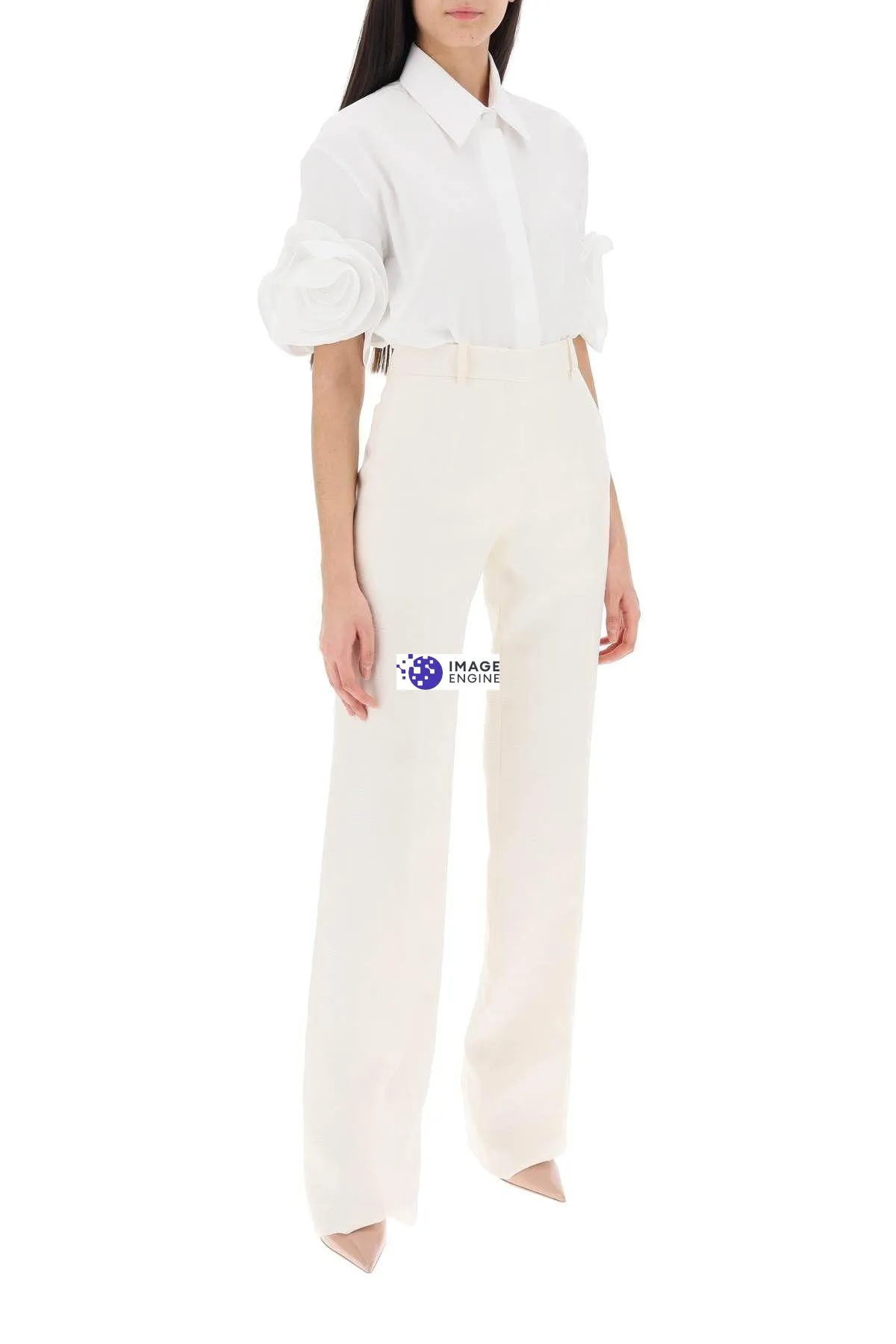Pantaloni Toile Iconographe in Crepe Couture
