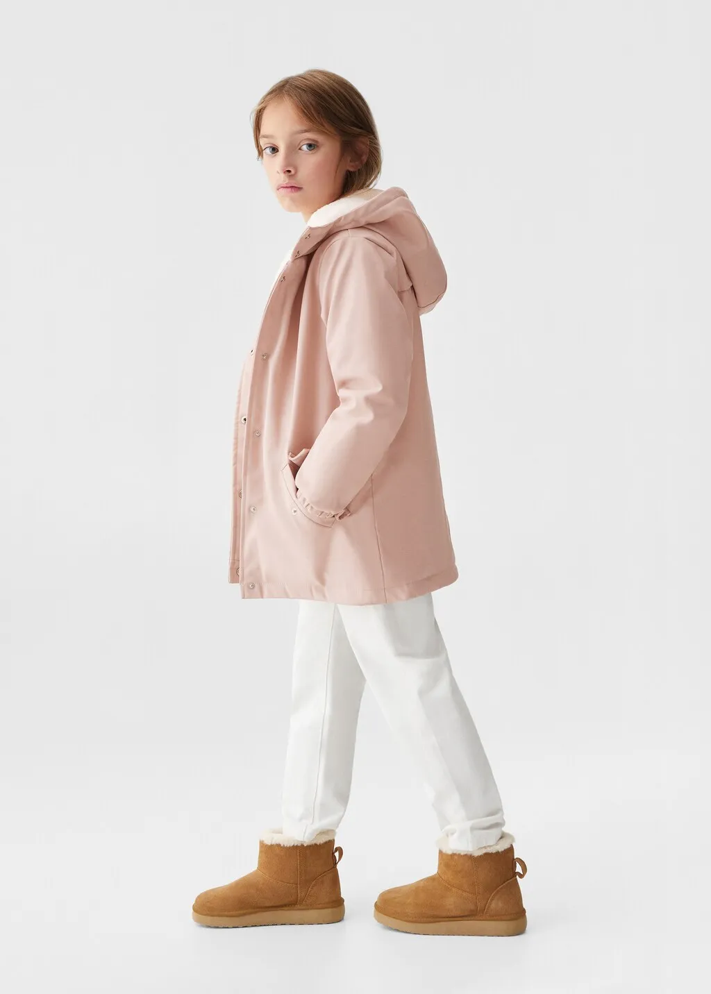 Parka impermeabile cappuccio
