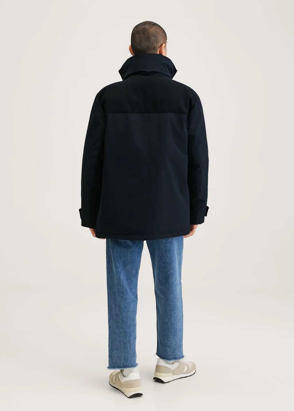 Parka inserti contrasto