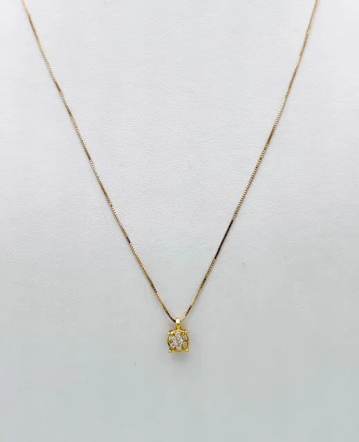 Pendente punto luce diamanti e oro giallo NARCISO Art. CD1022-1