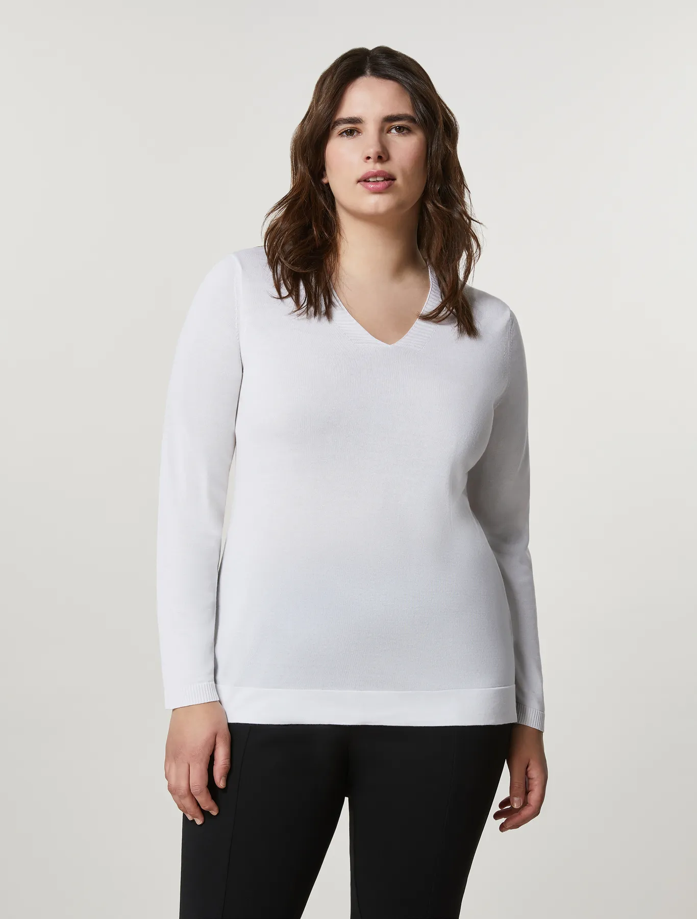 Persona by Marina Rinaldi Maglia in filato viscosa NARDO