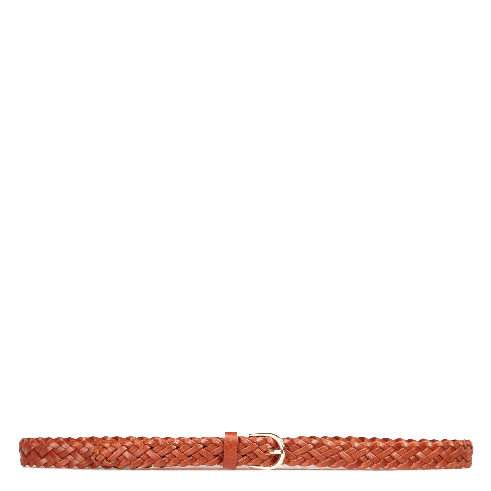  PIECES   Cintura intrecciata in pelle | Marrone
