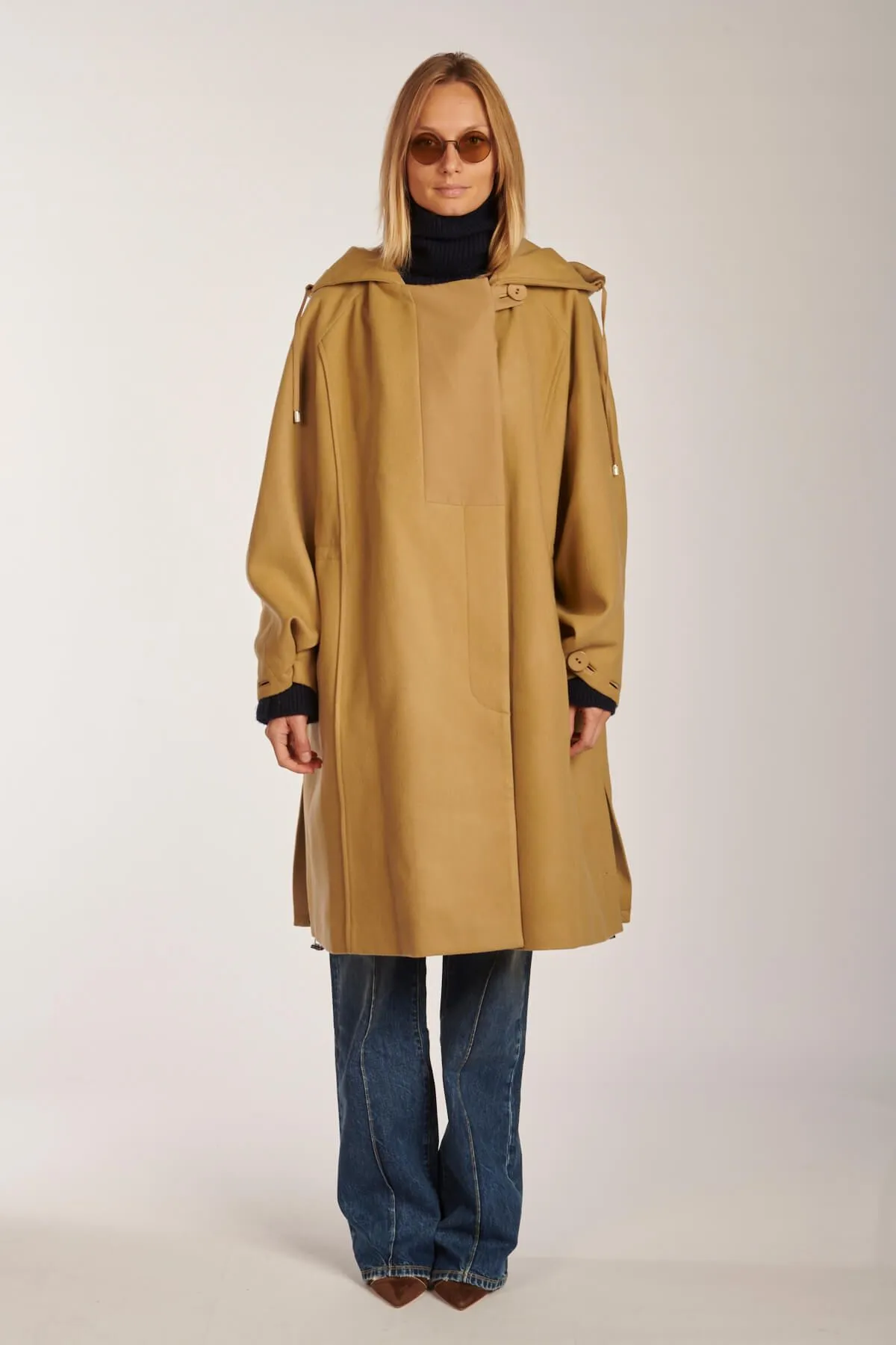ports 1961 Parka beige con cappuccio    