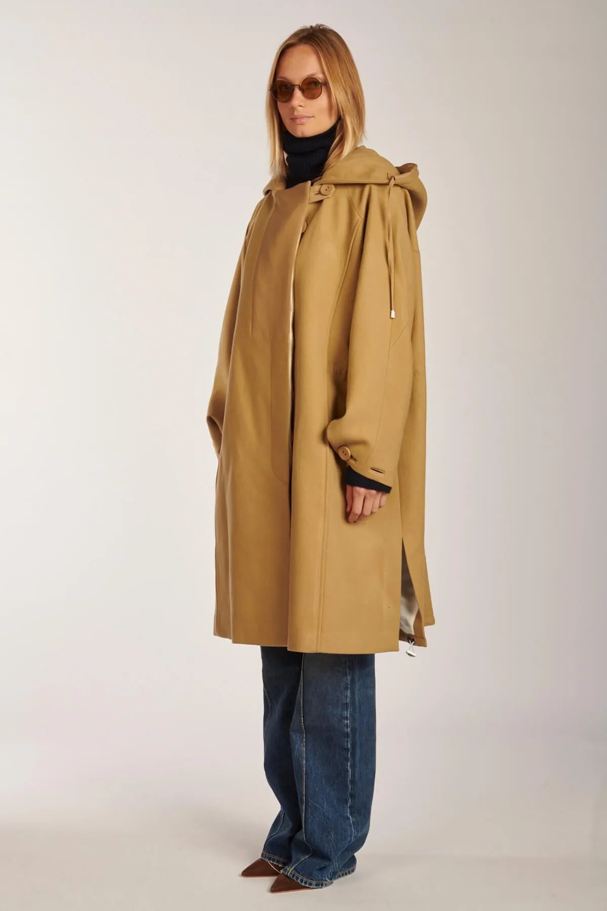 ports 1961 Parka beige con cappuccio    