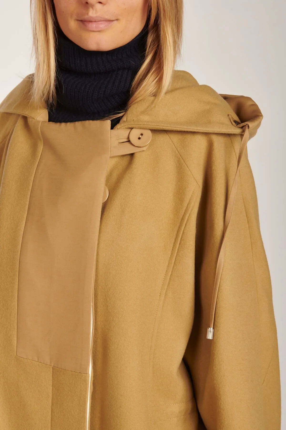 ports 1961 Parka beige con cappuccio    