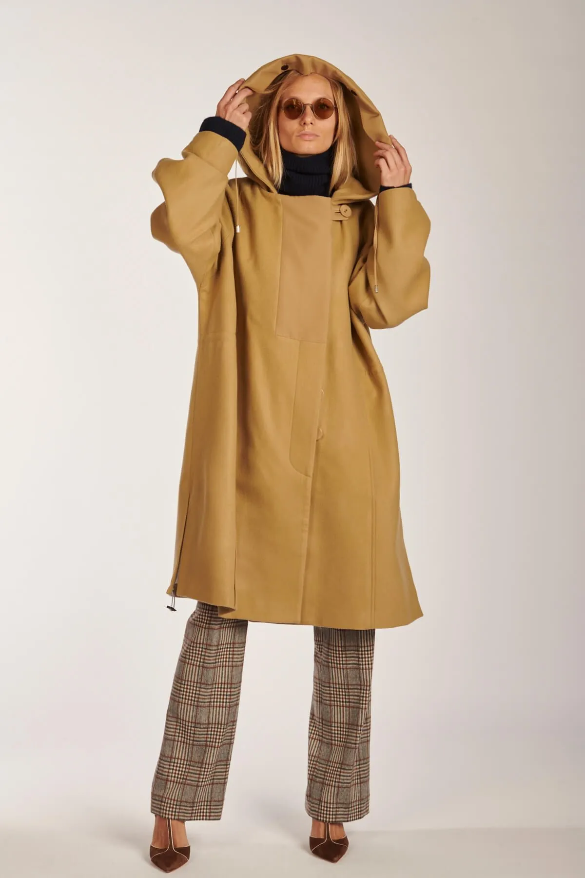 ports 1961 Parka beige con cappuccio    