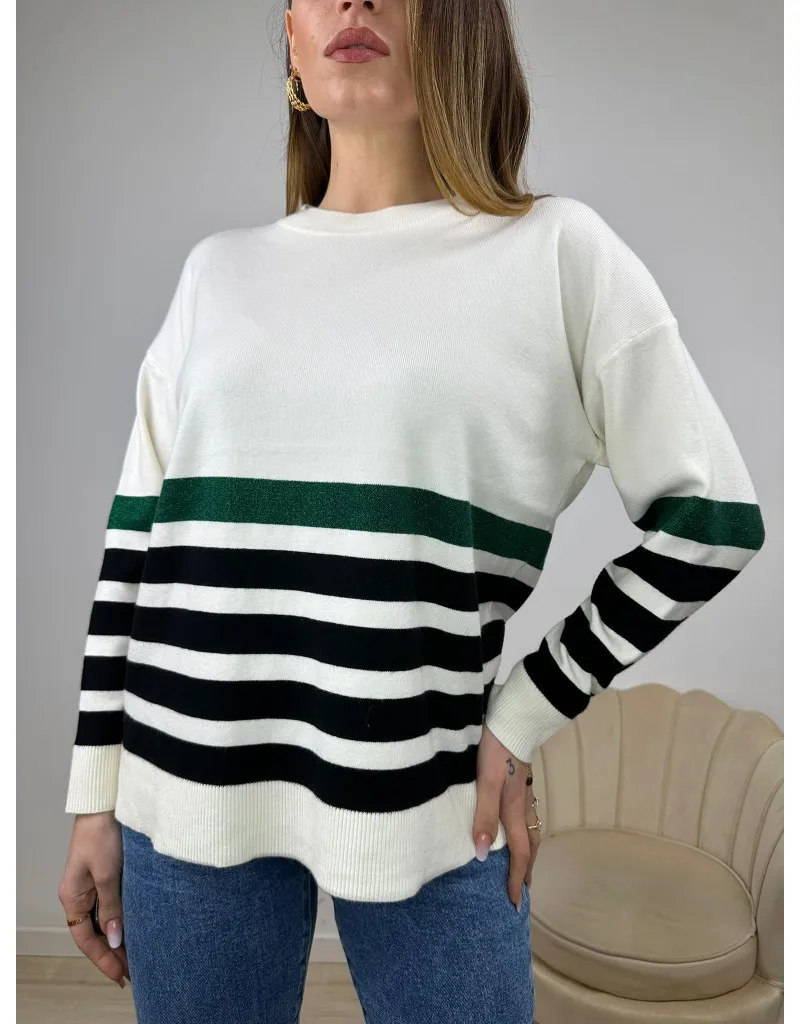 PULLOVER KARIM BIANCO