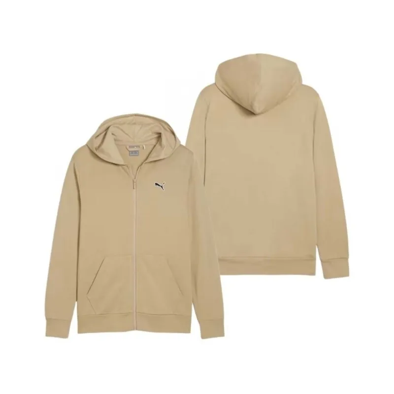 PUMA FELPA UOMO BETTER ESSENTIALS FZ HOODIE COLORE CORDA