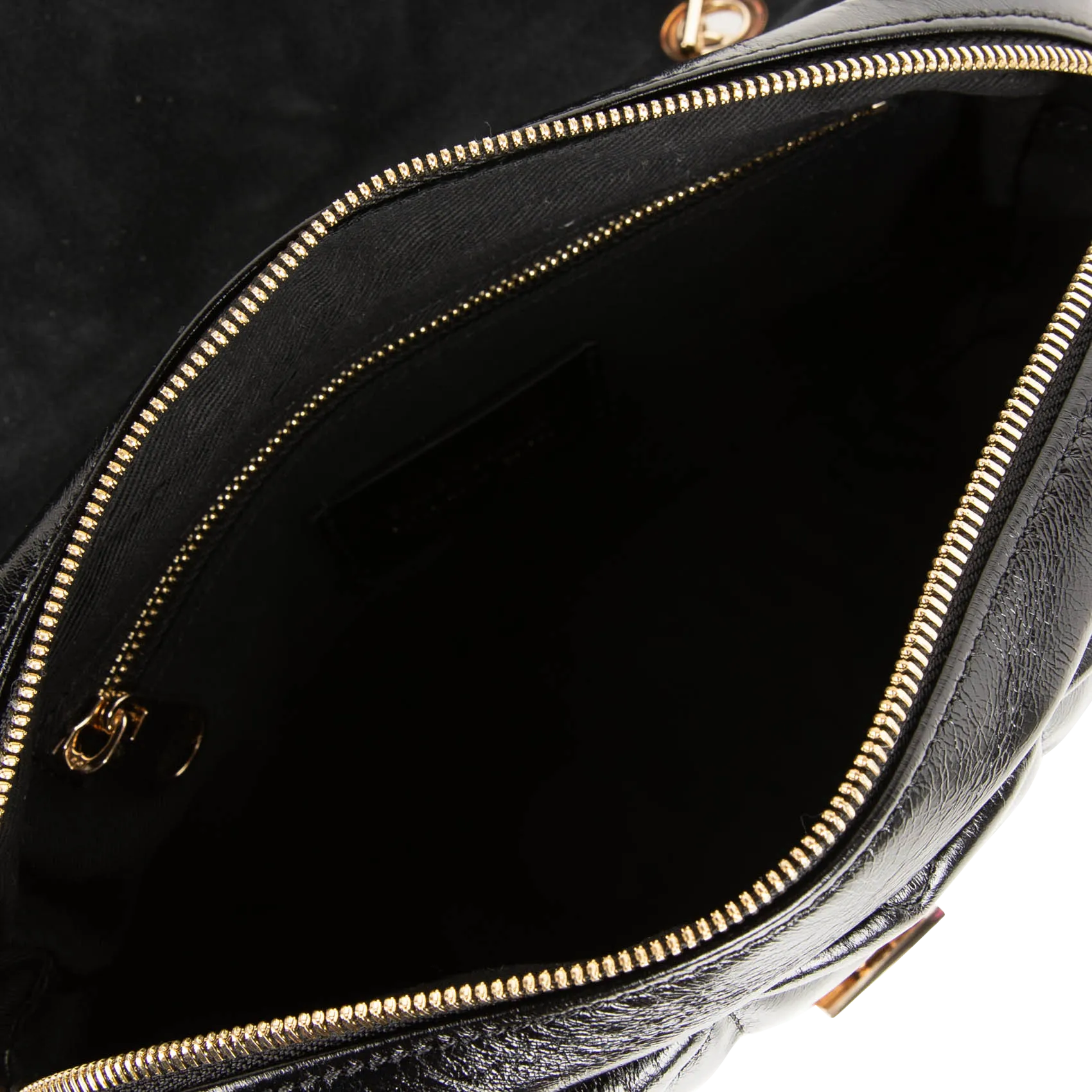  SAISON 1865   ELLA - Borsa a bandoliera in pelle matelassé | Nero