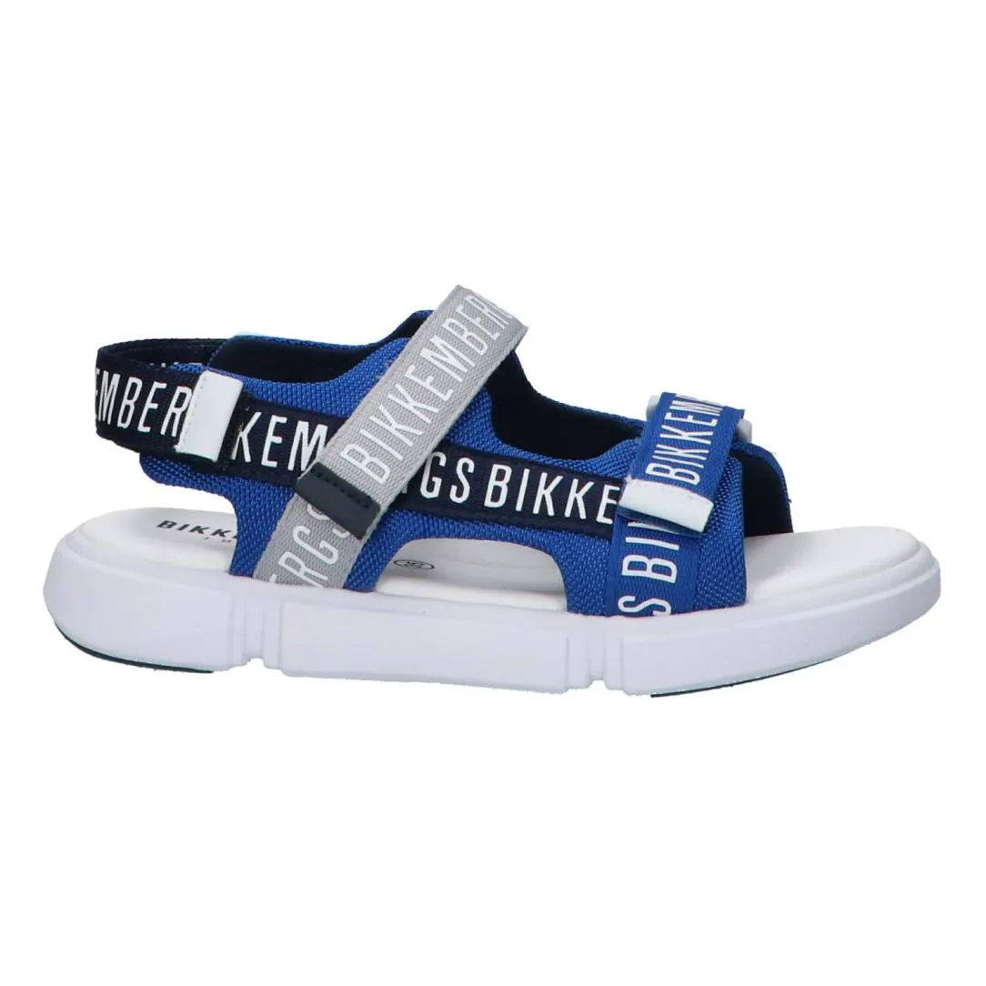 Sandalo velcro royal Azzurro