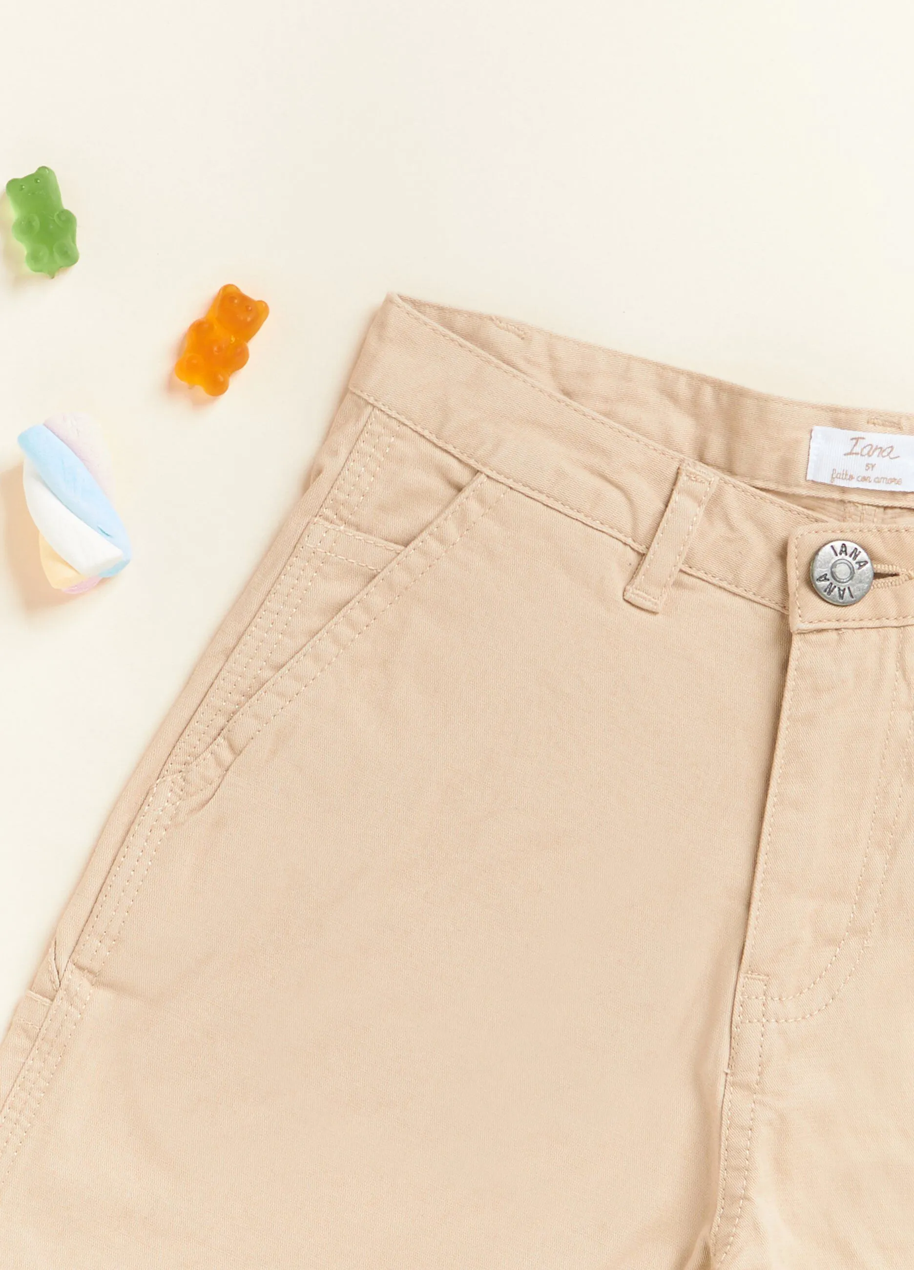Shorts in cotone stretch IANA