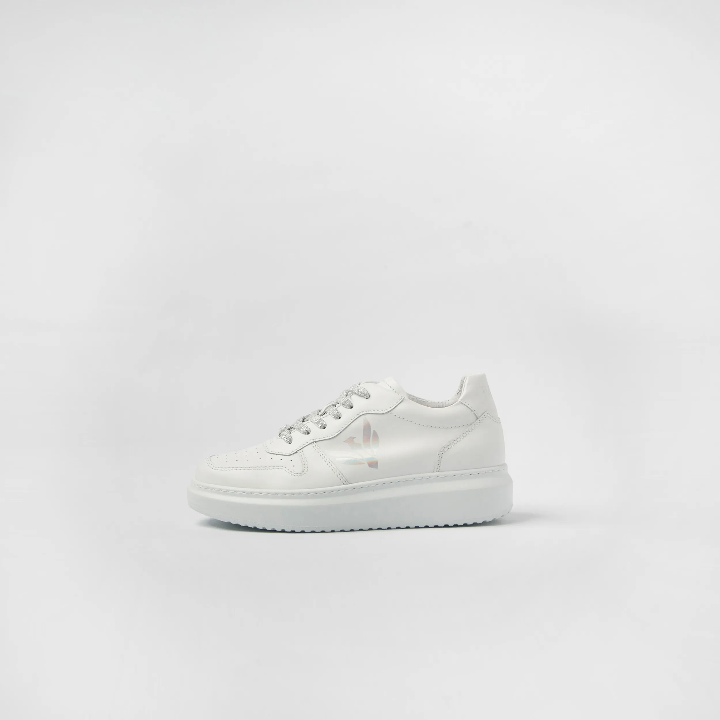 Sneakers MDR in Pelle con Logo Cangiante