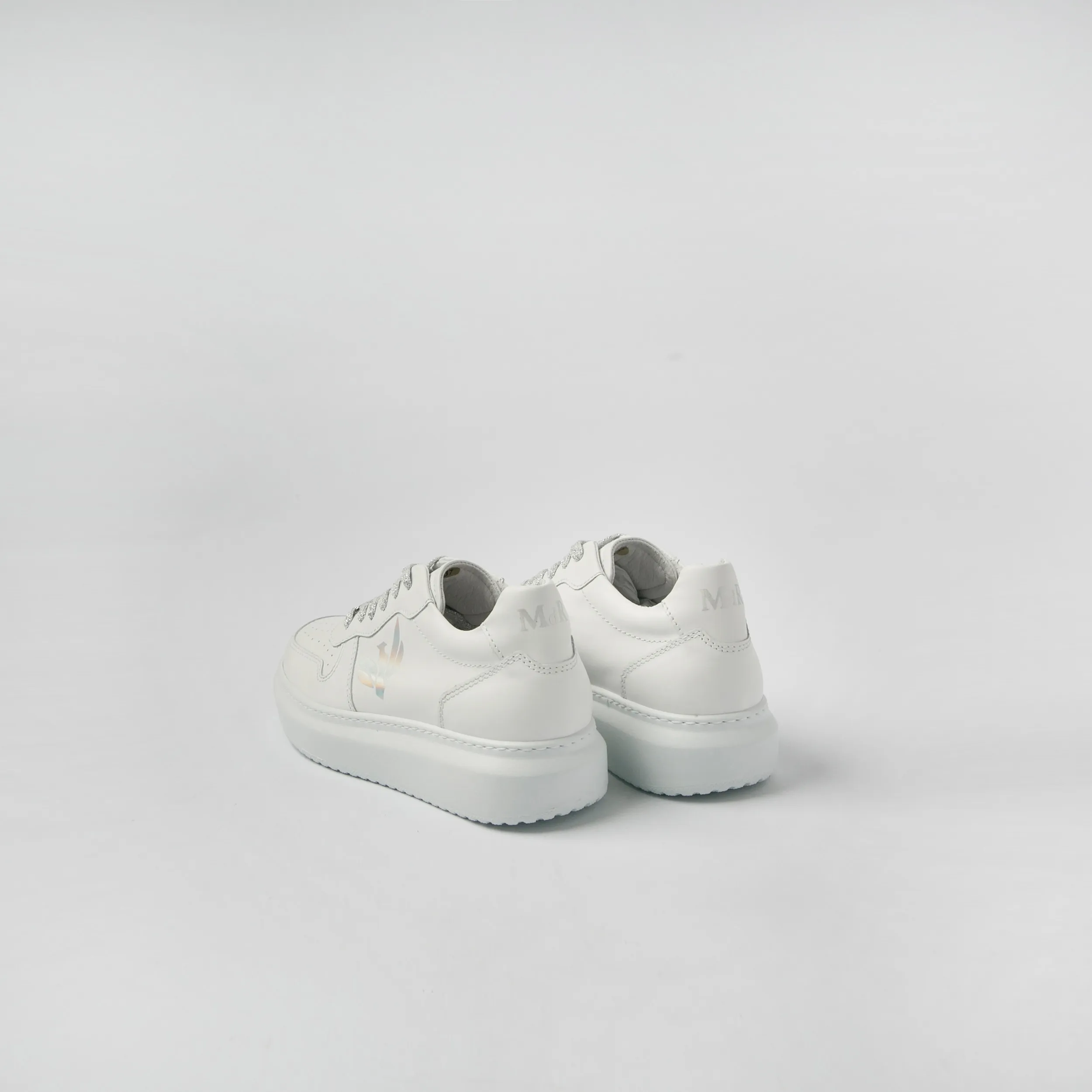 Sneakers MDR in Pelle con Logo Cangiante