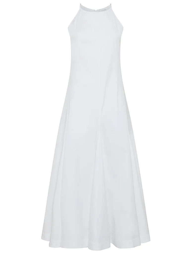 sportmax Abito midi Cactus in puro cotone