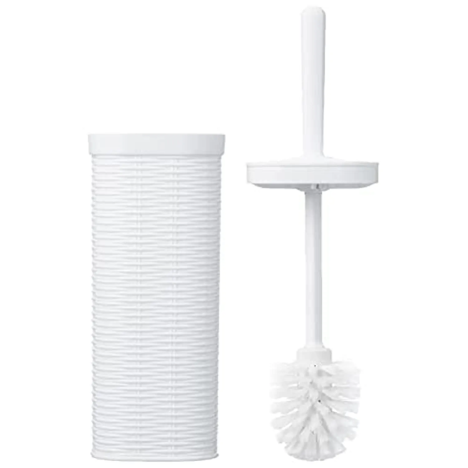 Stefanplast Elegance Scopino Bagno, Bianco, 11.5x11.5x40h cm