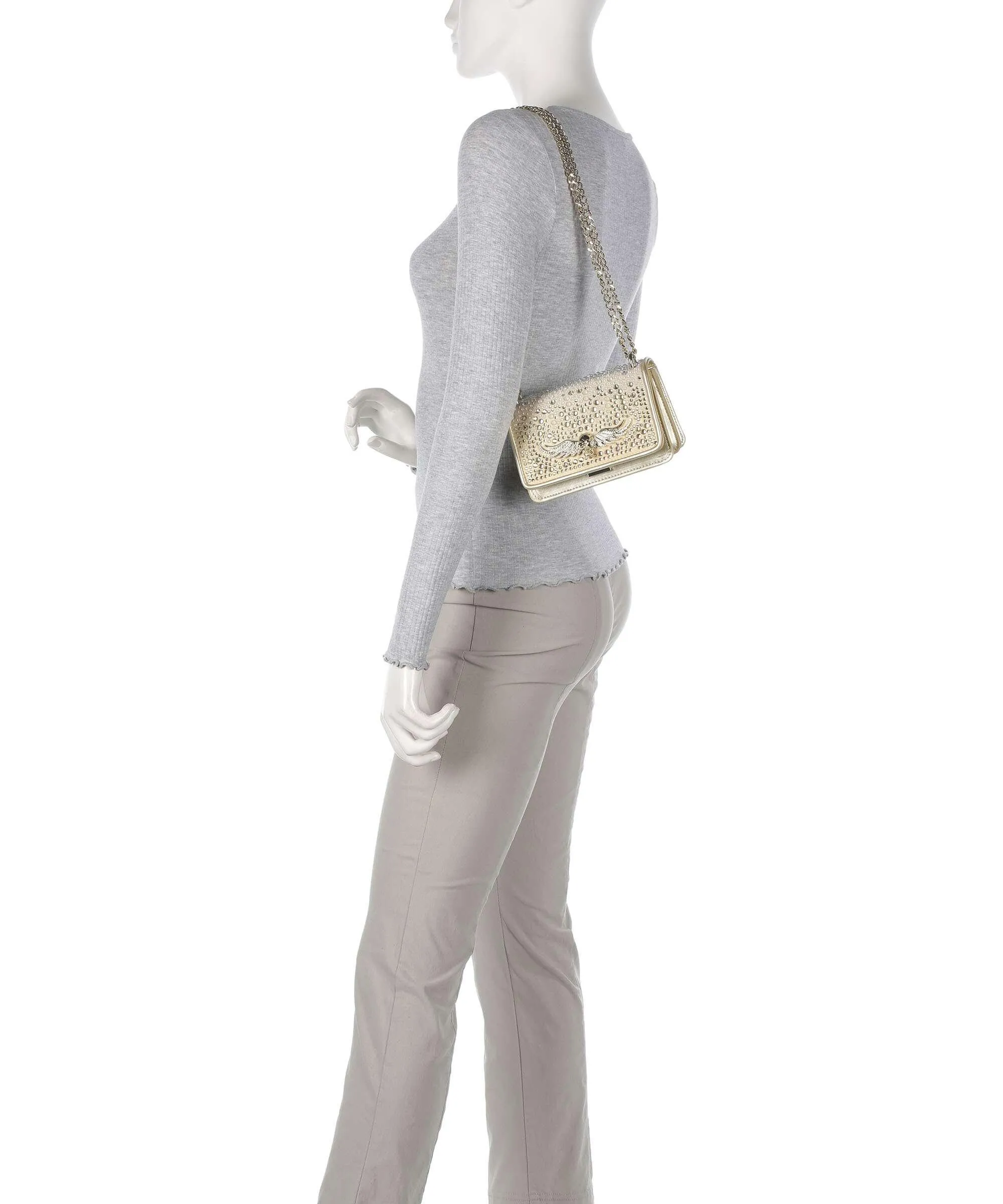  Steve Madden BGODRIC Borsa a spalla poliestere oro  